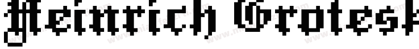 Heinrich Grotesk字体转换